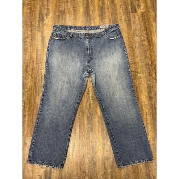 Izod Other - IZOD Mens Straight Leg Jeans 44x30 Blue Medium Wash 100% Cotton Denim 5-Pocket